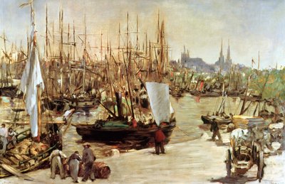 The Port of Bordeaux, 1871 by Édouard Manet